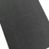A5 Fabric Covered Black Stripe Plain Page Notebook - Image 2
