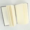 A5 Fabric Covered Grey Plain Page Notebook - Image 4
