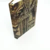 A5 Fabric Covered African Wood Carved Print Cotton Plain Page Notebook - Image 3
